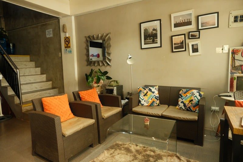 Common area at Ched's Apartelle